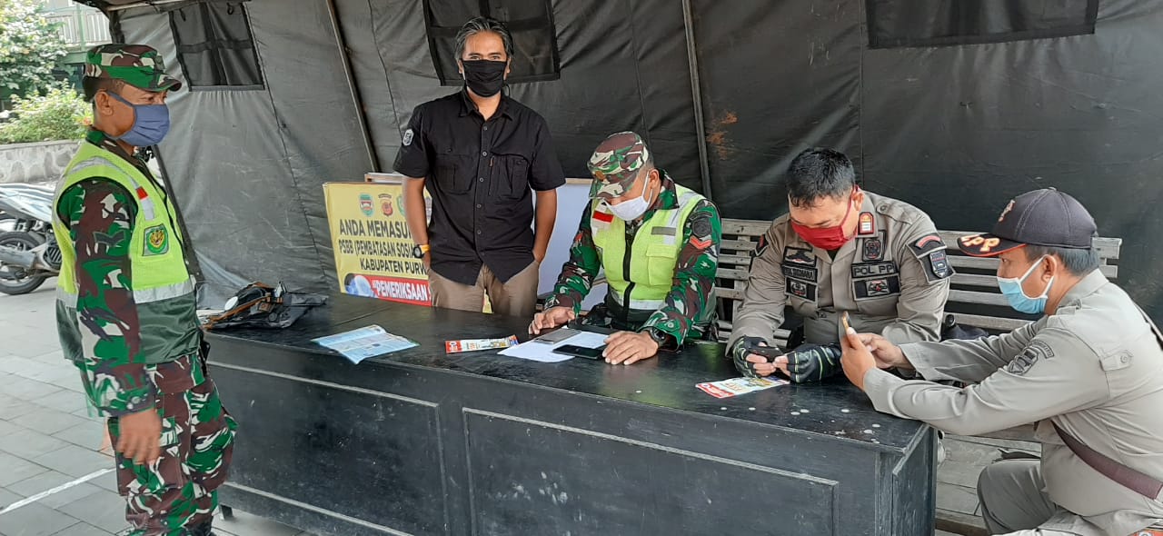 Posko Covid-19 di Ciganea