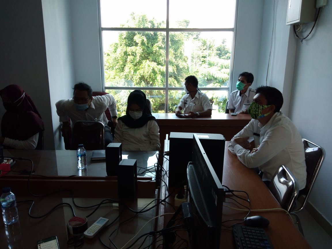 Zoom Meeting Kebijakan DTK TA 2021 dan Sosialisasi Aplikasi Krisna utk pengusulan DAK Fisik 2021 Dipimpin Oleh Sekretaris Bappelitbangda