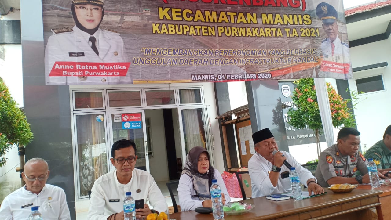 Pelaksanaan Kegiatan Musrenbang di Kecamatan Maniis TA 2020