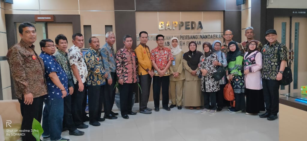 Kunjungan Kerja Bappelitbangda Kabupaten Purwakarta ke Bappeda Kabupaten Sleman