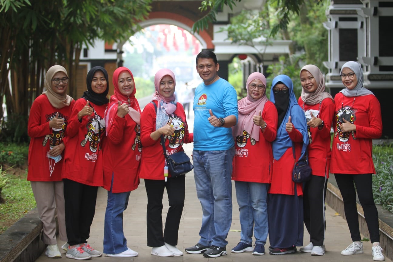 Kegiatan Dharma Wanita Bappelitbangda Kabupaten Purwakarta Dalam Acara Hari Keluarga Nasional Tahun 2022