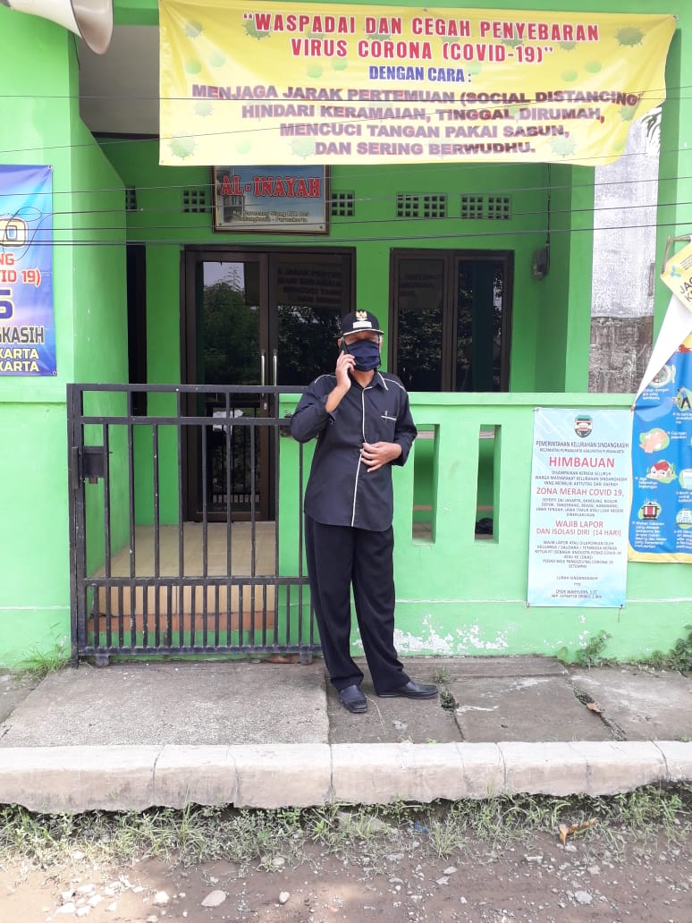 Posko Bale Panggeuing Covid-19 RW. 05 Kelurahan Sindangkasih