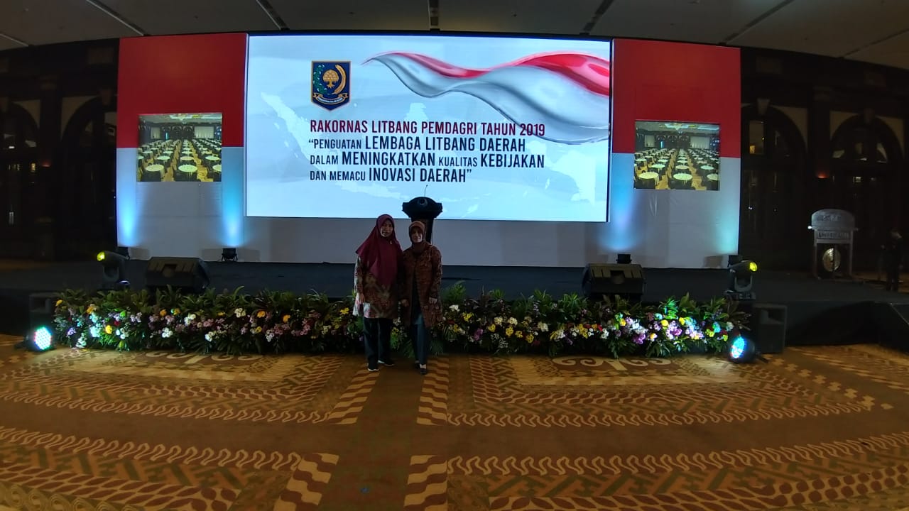 Persiapan Acara Rakornas Litbang Pemdagri Tahun 2019 di Bidakara Grand Pancoran Jakarta
