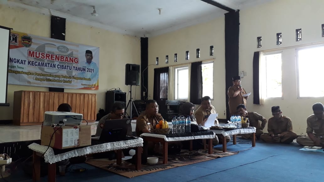Pelaksanaan Kegiatan Musrenbang di Kecamatan Cibatu TA 2020