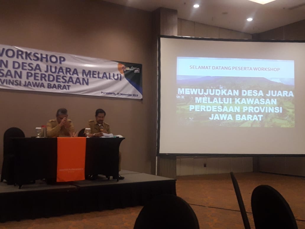 Workshop Mewujudkan Desa Juara Melalui Kawasan Perdesaan Provinsi Jawa Barat