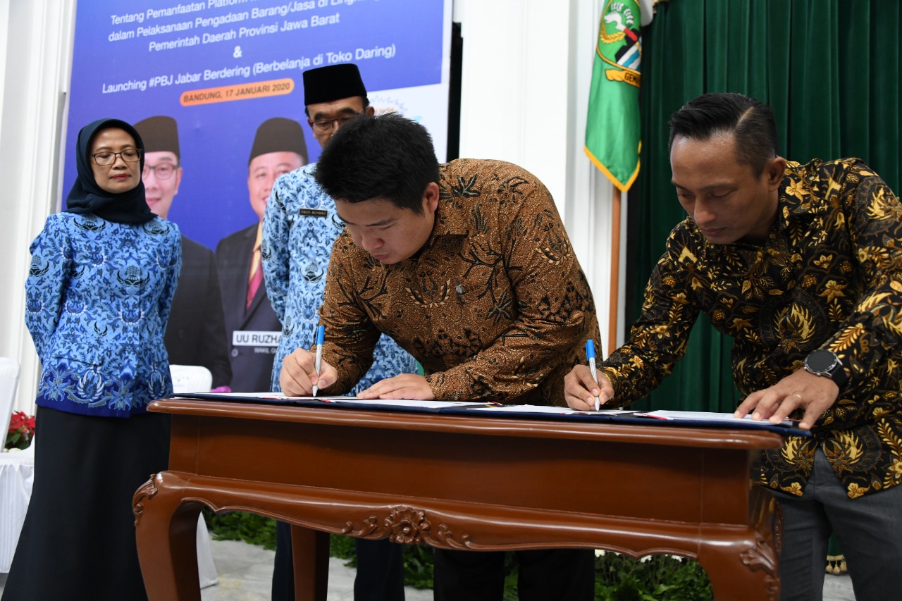 Pemda Provinsi Jabar Gandeng Mbizmarket dalam Digitalisasi Pengadaan Barang dan Jasa