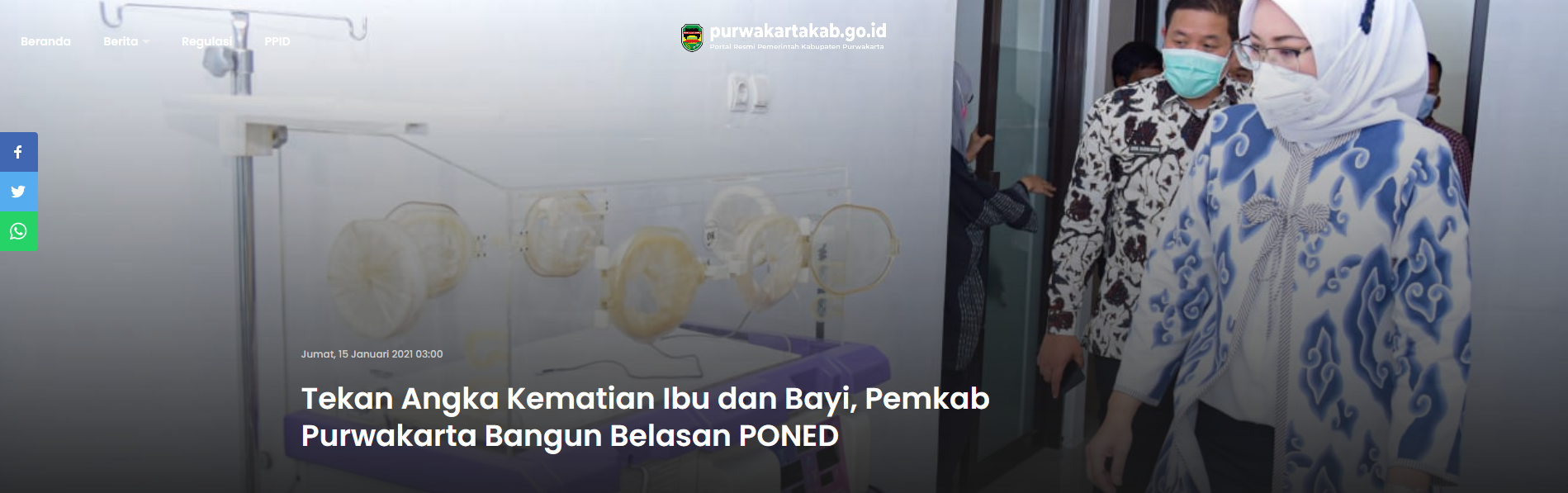 Tekan Angka Kematian Ibu dan Bayi, Pemkab Purwakarta Bangun Belasan PONED