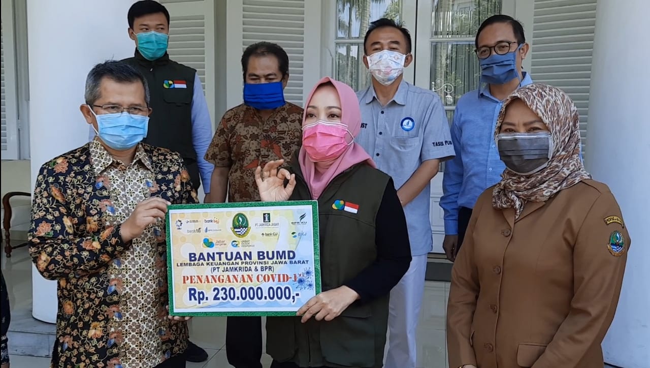 CSR BUMD Lembaga Keuangan Jabar untuk Penanganan COVID-19