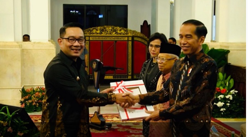 Presiden Jokowi Serahkan TKDD 2020 untuk Jabar